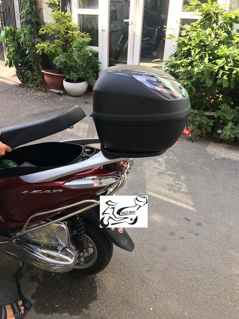 [HCM]Thùng givi mẫu E250N2 găn cho xe Lead