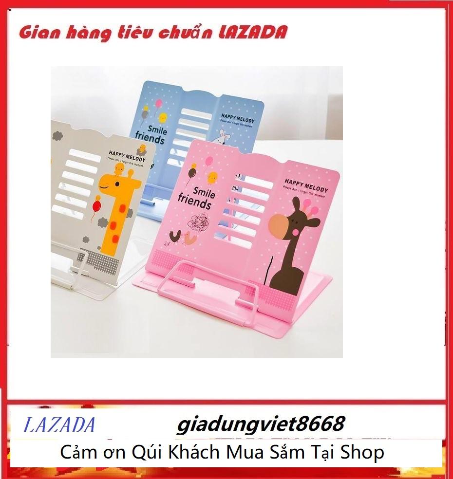 Giá đỡ kẹp sách thông minh chống cận thị chống gù lưng giữ sách vở chắc chắn