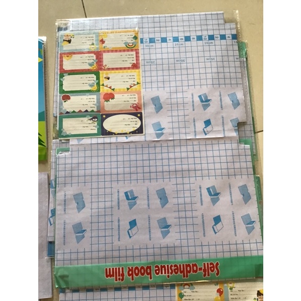 10 Tờ Bọc sách vở decal các cấp, bìa decan bọc sách
