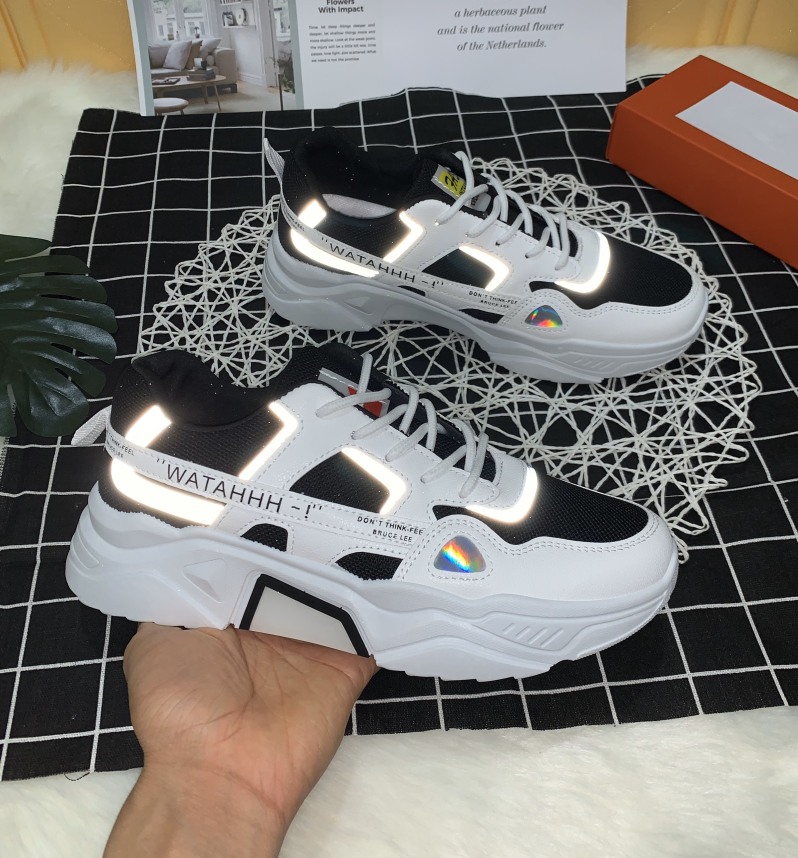 (Video Thật) Giày sneaker nam thể thao tăng 5cm chiều cao Phản Quang Đêm cực chất - MinhNhat, kiểu dáng cực chất dễ phối đồ giá rẻ