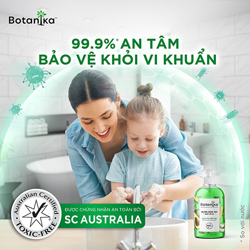 Nước rửa tay Botanika Mềm mịn/Làm bếp 500ml