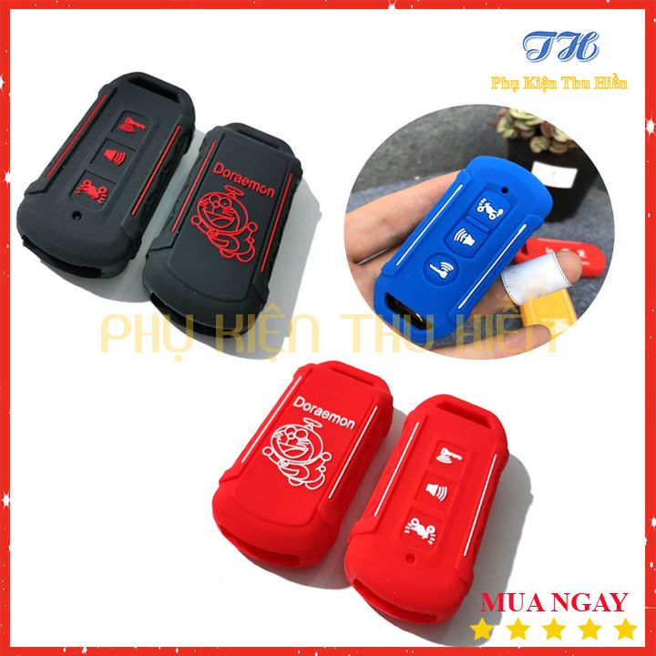 [HCM]Bọc Khóa Smartkey Cao Su Xe  Loại 3 Nút Bấm Cho Xe Honda Như Honda Sh Shmode Pcx....