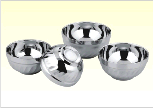 COMBO 5 Chén Inox Xoắn Cao Cấp Không Gỉ, Chén Ăn Cơm Inox