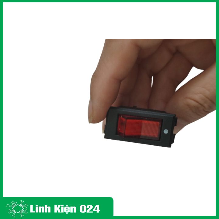 Công tắc bập bênh KCD2-01 10A / 250V 3 chân có đèn báo