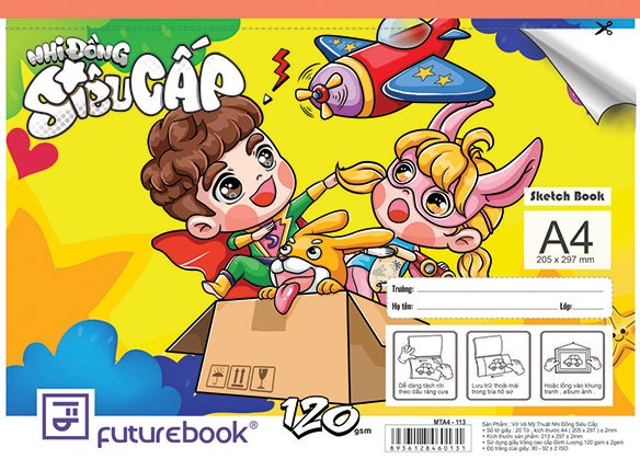 Tập vẽ mỹ thuật a4 futurebook mta4-113