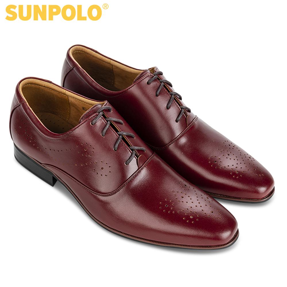 Handmade men leather formal shoes SUMU0038 (black, brown, red)