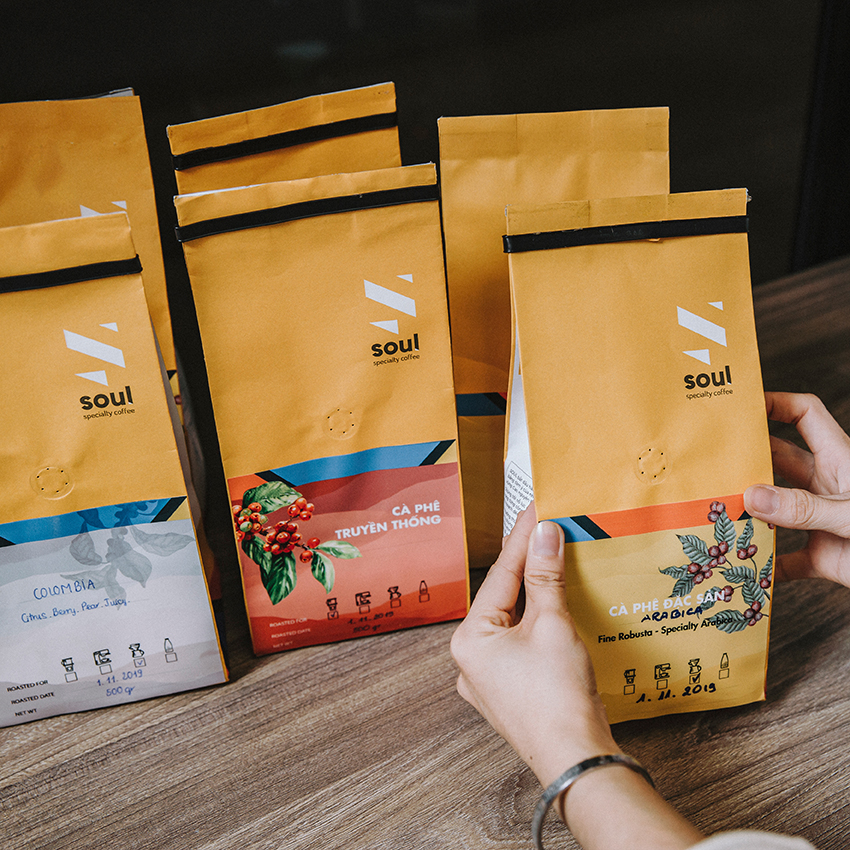 Cà phê đặc sản Arabica Pha dụng cụ SOUL 200gr