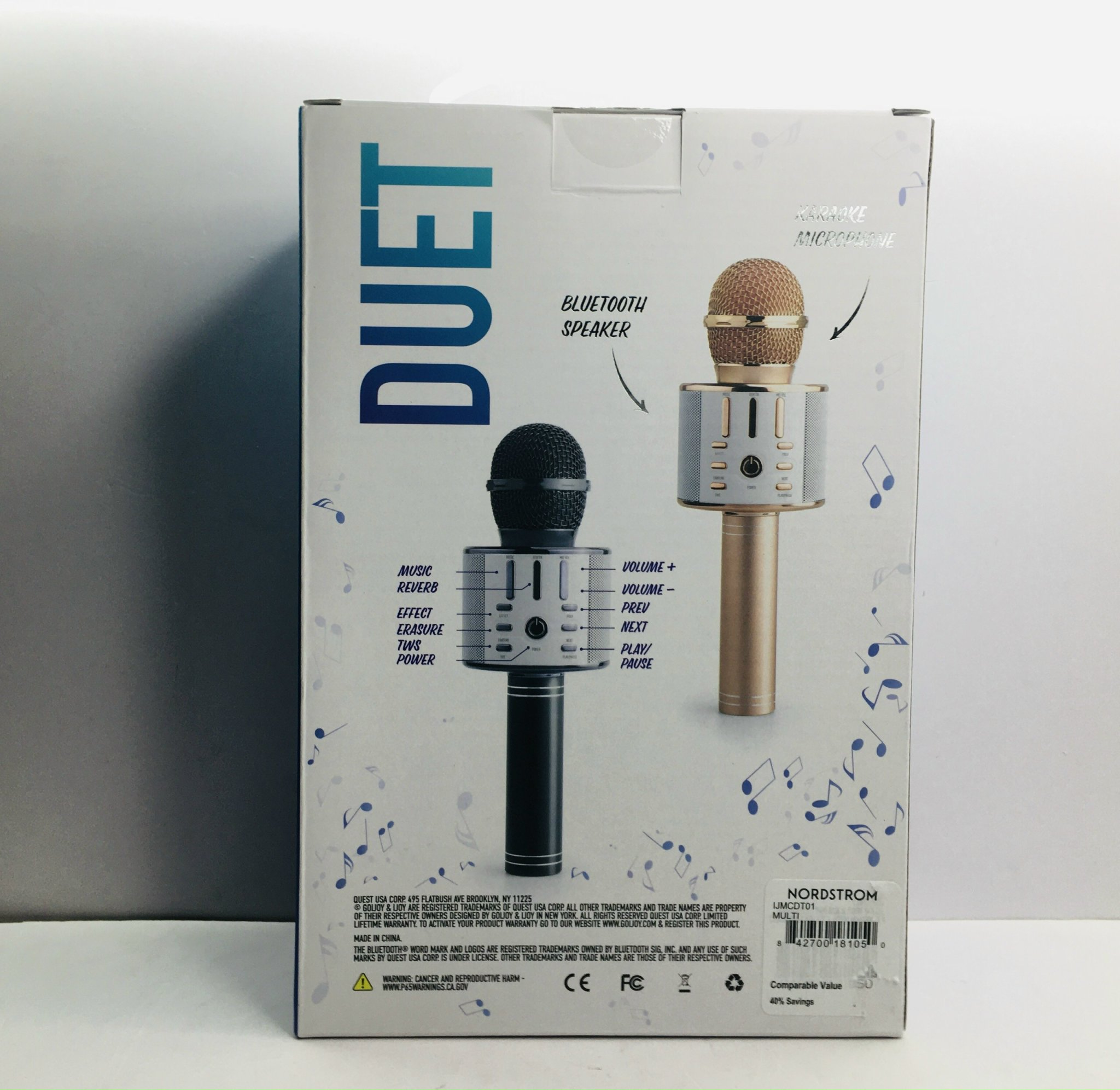 Verkstar Q30 Wireless Bluetooth Microphone Speaker KARAOKE 2in1 [HÀNG MỸ]