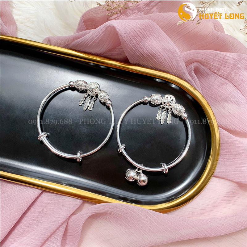 Lắc Tay Bạc Nữ S925 Kiểu Dream Catcher Thời Trang Cao Cấp Mã LBN001, Lắc Tay Nữ Bạc, Vòng Tay Nữ Bạc, Tặng Hộp Gấm