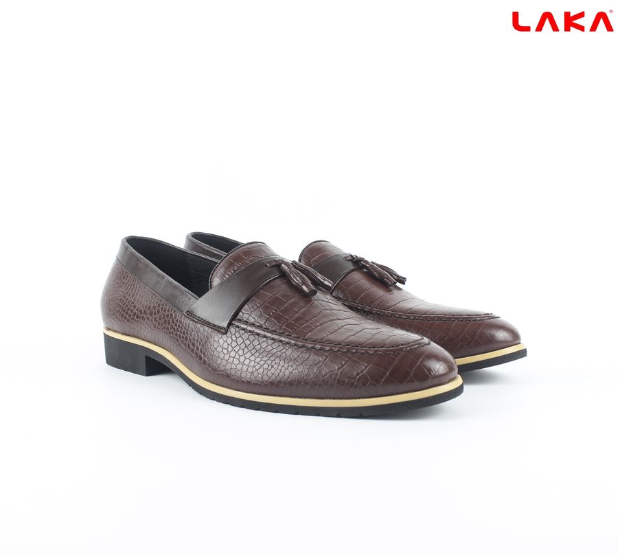 Giày nam da bò thật LAKA 118