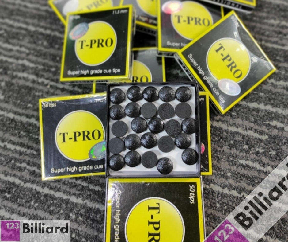 [HCM][SIÊU THỊ BIDA] Đầu cơ bida Tpro 11.5mm 50 viên [ĐẦU CƠ CLB]