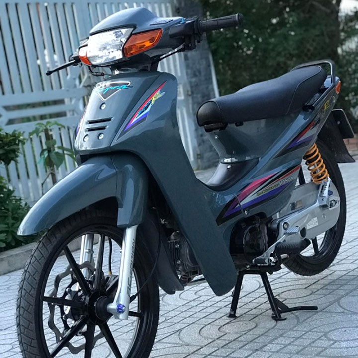 Xe Wave 50cc HaLim mẫu tem mới 2022 màu xanh xám xi măng  XE ĐIỆN XANH SÀI  GÒN