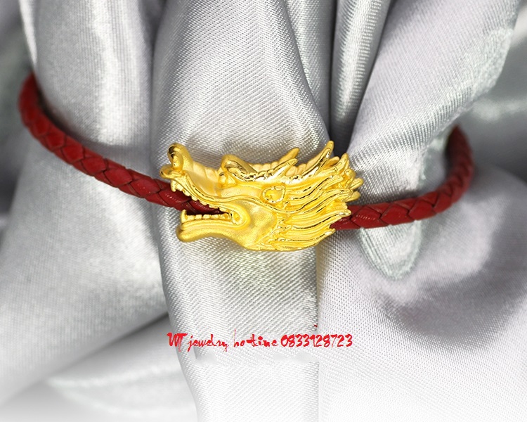 Charm Đầu rồng vàng 9999