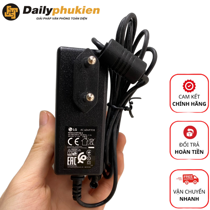 Adapter nguồn màn hình LG 19V 0.84A / 1.3a