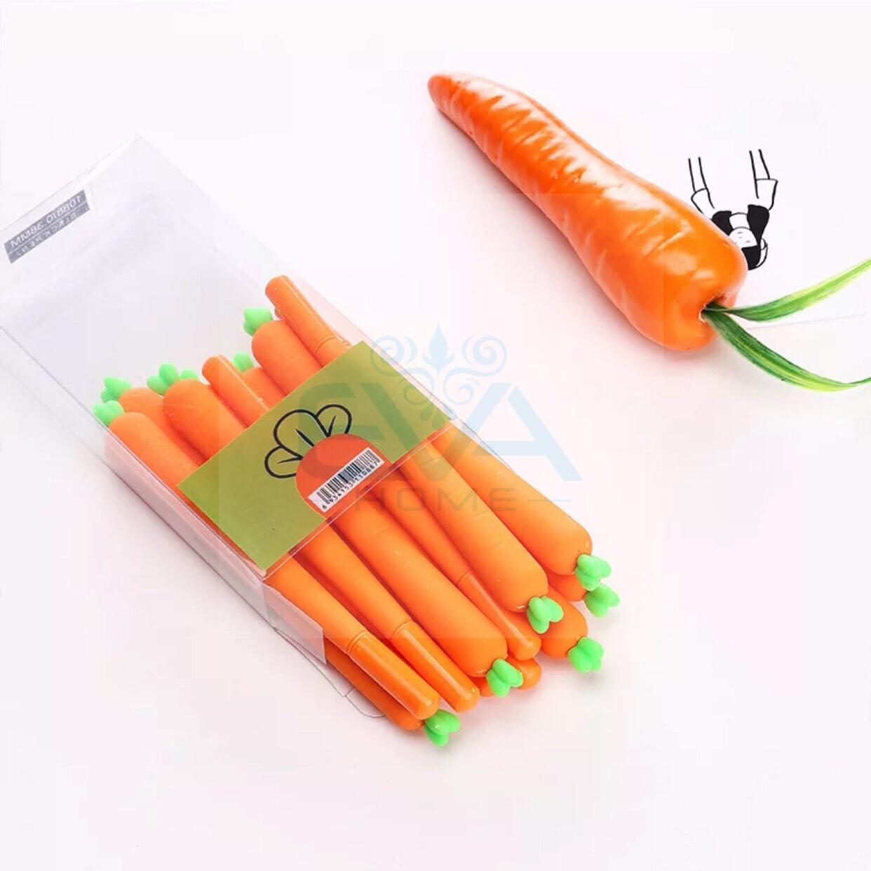 Bút Bi Viết Nước Hình Cà Rốt