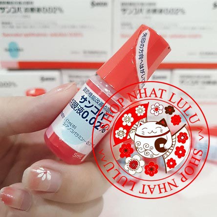 5ml - Dung Dịch Nhỏ Mắt Cận Sancoba Nhật Bản