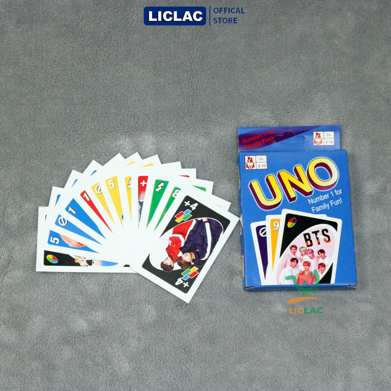 Uno 108 cards , uno flip, uno dos, uno liên quân, uno blackpink, uno bts, children's toys basegame card-clac