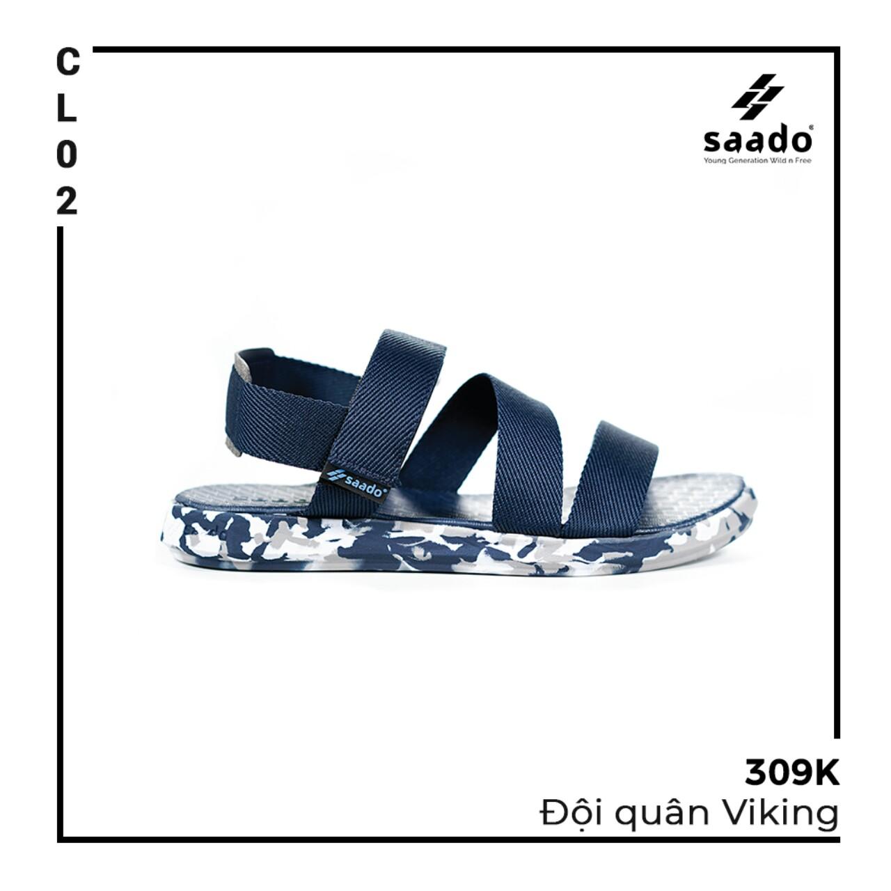 [HCM]Giày Sandal Saado Nam Đội Quân CL02