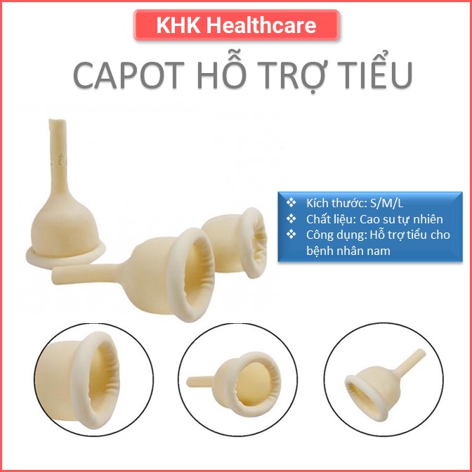 Combo 10 capot tiểu  Greetmed dụng cụ hỗ trợ tiểu cho bệnh nhân nam giới đủ size