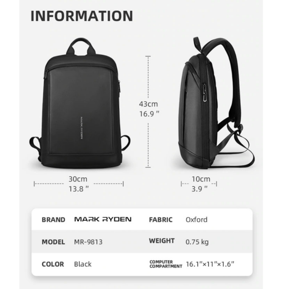 Euro Quality - Balo siêu mỏng nhẹ Mark Ryden – SLIM