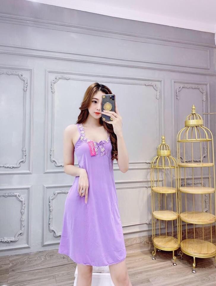 Đầm mặc nhà dây bảng,Đầm ngủ