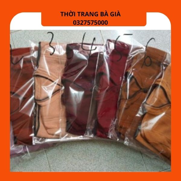 Áo Len Thêu Hoa Mai Cài Cúc Cho Bà Chất Len Mỏng (Giành cho bà 40_58kg)
