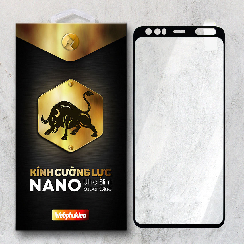Kính cường lực cho Google Pixel 4 XL Full màn hình hiệu Webphukien (Đen)