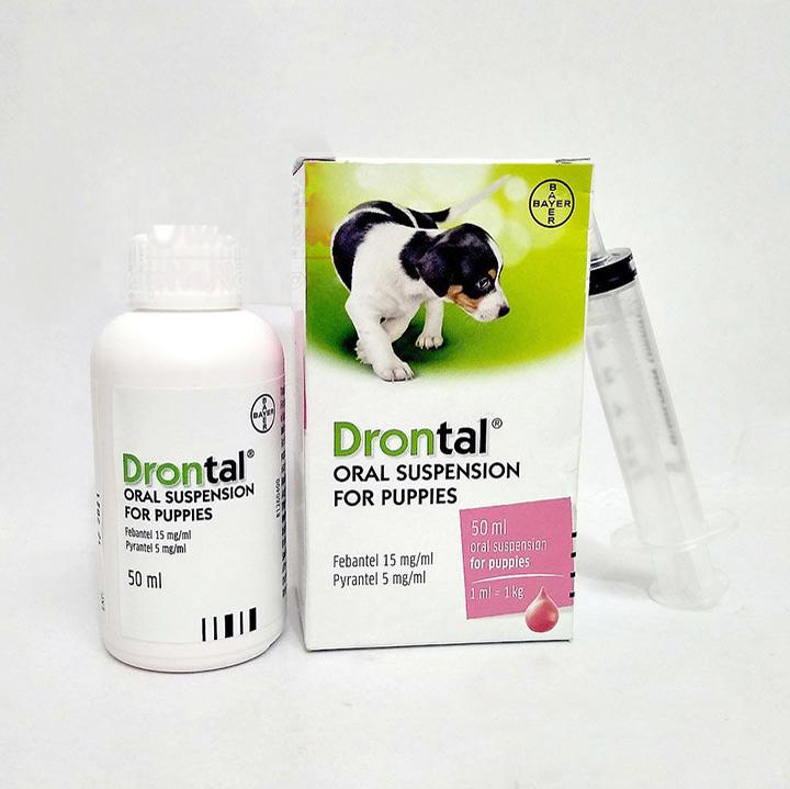 Xổ giun cho chó con Bayer Drontal 50ml - Phụ kiện thú cưng