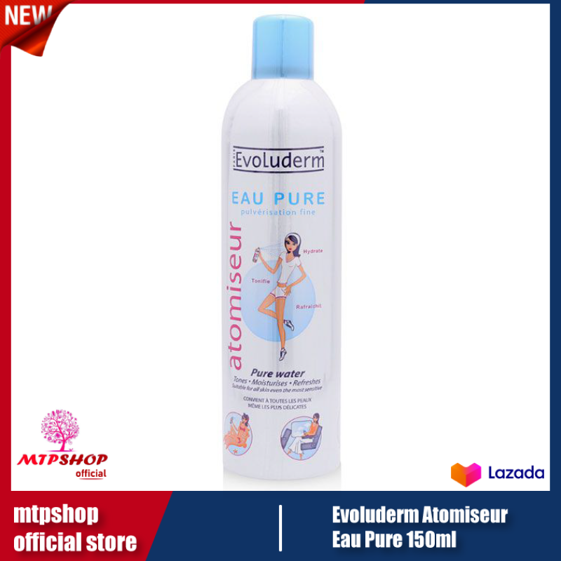Xịt Khoáng Cấp Ẩm Làm Dịu Da Evoluderm Atomiseur Eau Pure 150ml - Chính hãng Pháp giá rẻ