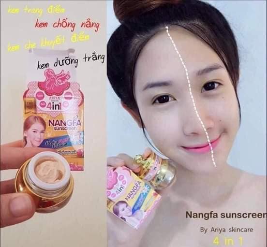 Kem Nangfa Sunscreen SPF 50 Thái Lan 4in1