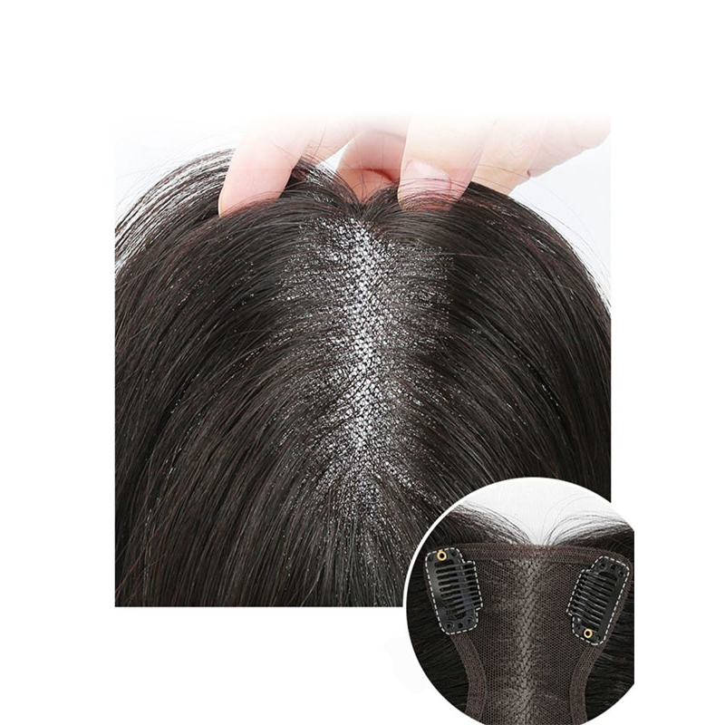 Tóc giả mái phủ hói siêu lưới tóc thật 100%