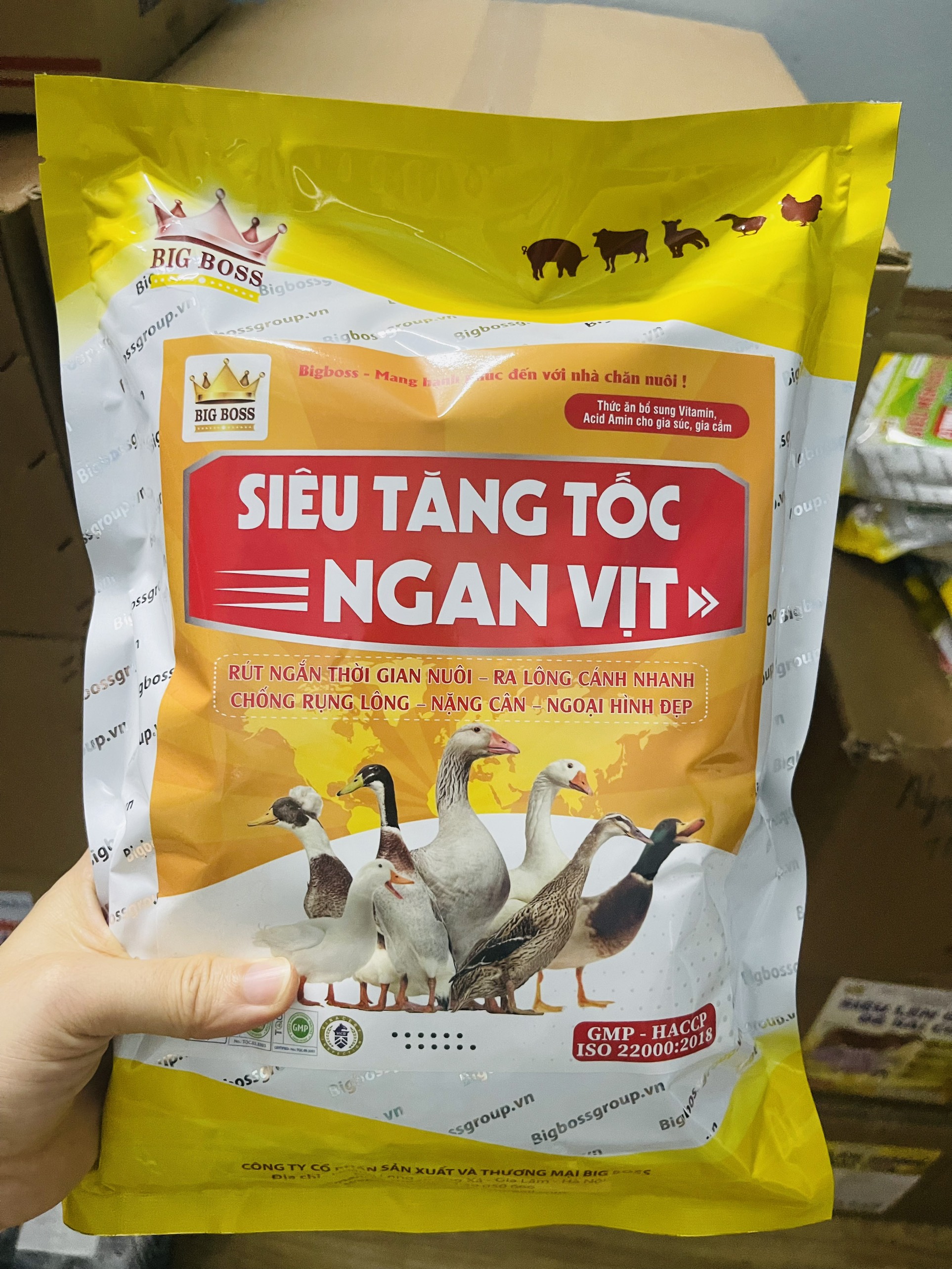 Vỗ béo dùng cho vịt, ngan