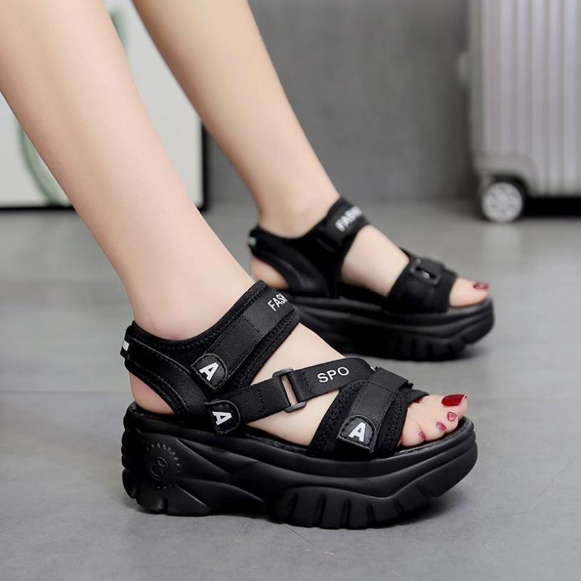 Giày sandal đế bánh mì cá tính S116D giá rẻ