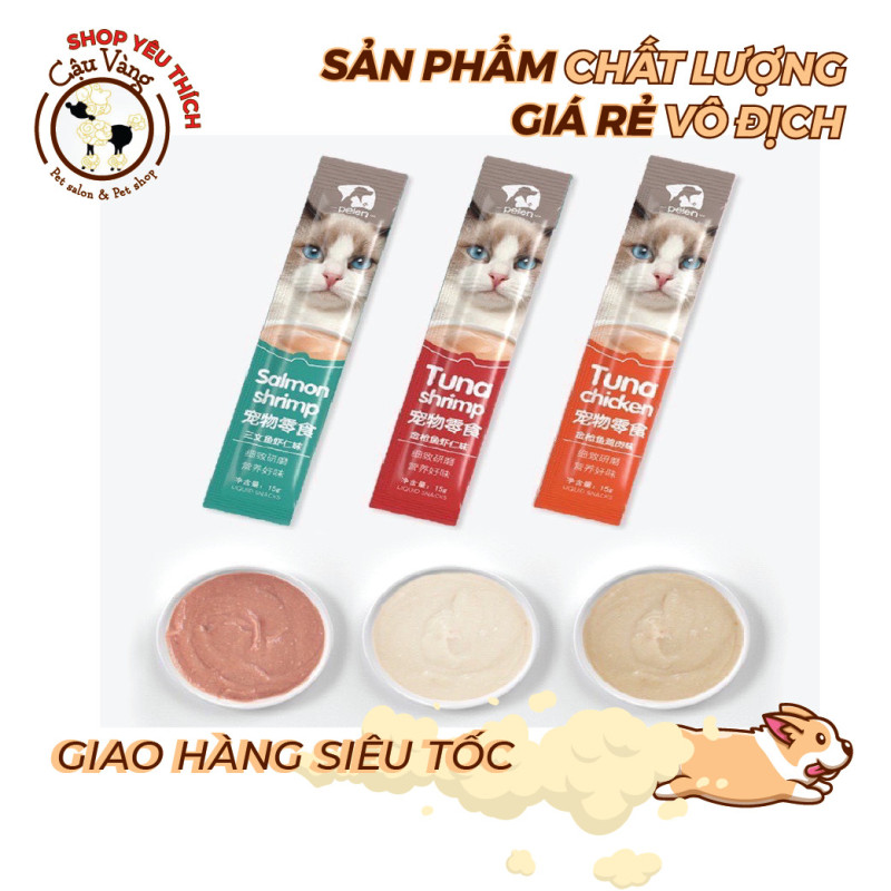 Súp thưởng cho mèo 15g Peien Cat Siêu ngon