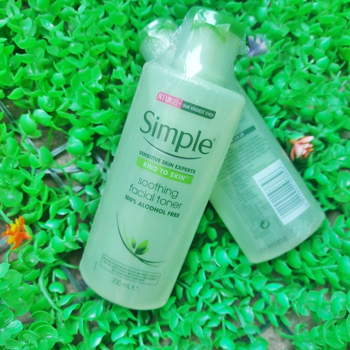 [HCM]Nước Hoa Hồng Simple Kind To Skin Soothing Facial Toner 200ml