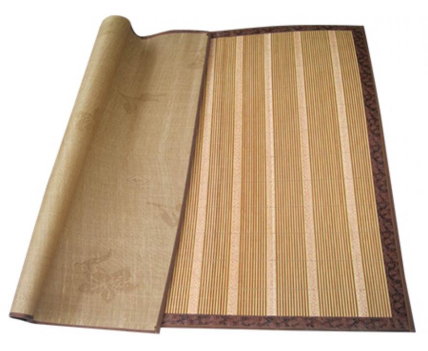 Chiếu trúc tăm CÂY GỖ HOA CAO CẤP KO LÓT LỤA
