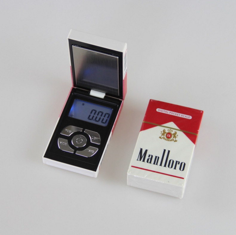 Cân tiểu ly 200g/0.01g hình bao Malboro