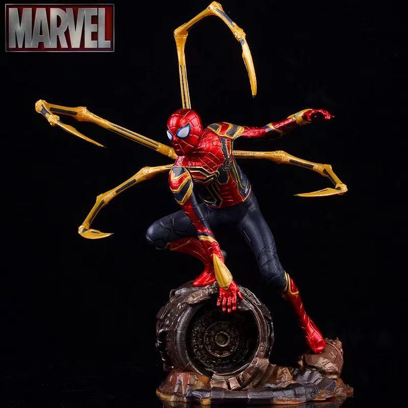Mô hình Marvel người nhện infinity bản đẹp figure đồ chơi decor trang trí PC cực đẹp mô hình siêu anh hùng