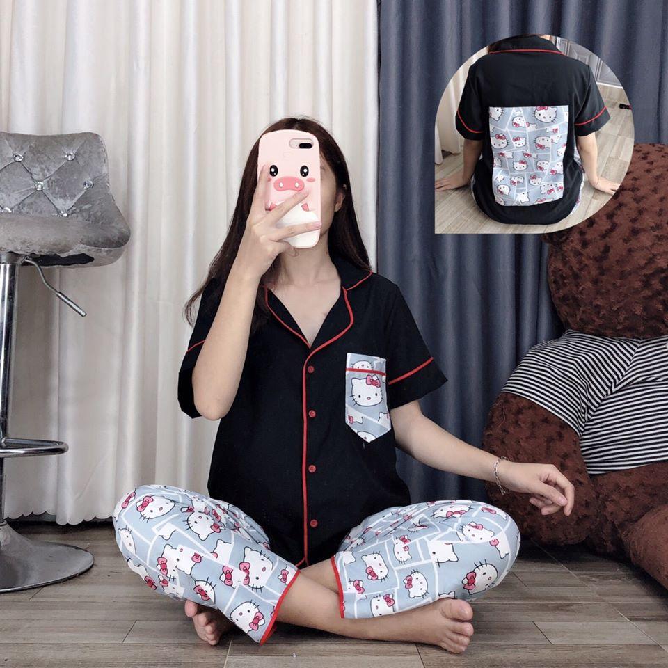 [HCM]Đồ Bộ Pijama Kate Thái loại 1 Túi Phối