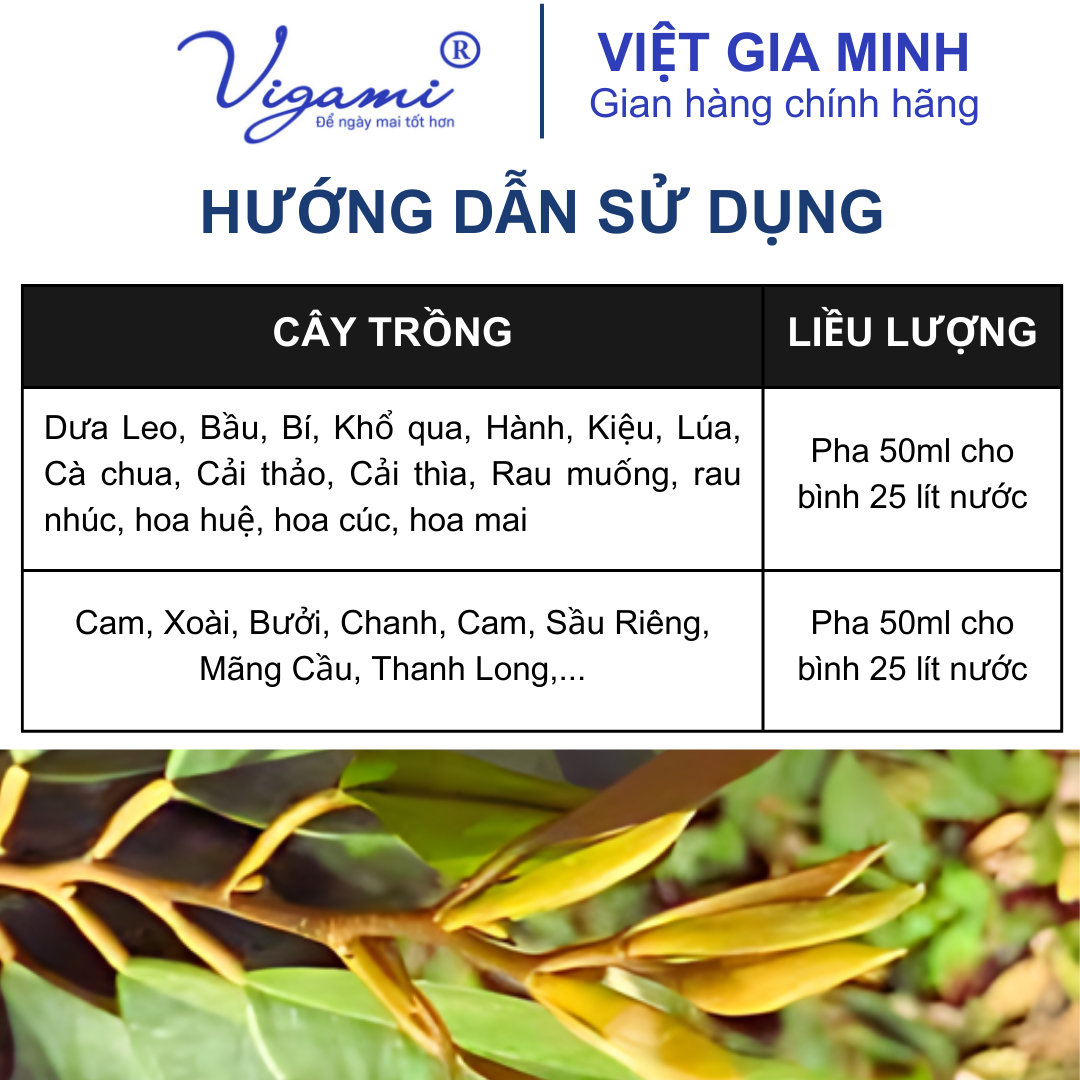 Phân bón VIGAMI COMBI siêu vọt đọt 100ML