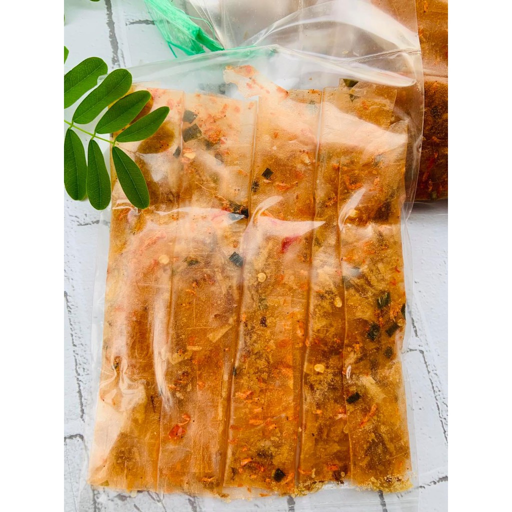 Dẻo Tôm Cuộn Hành Phi(Xâu/10Bich)