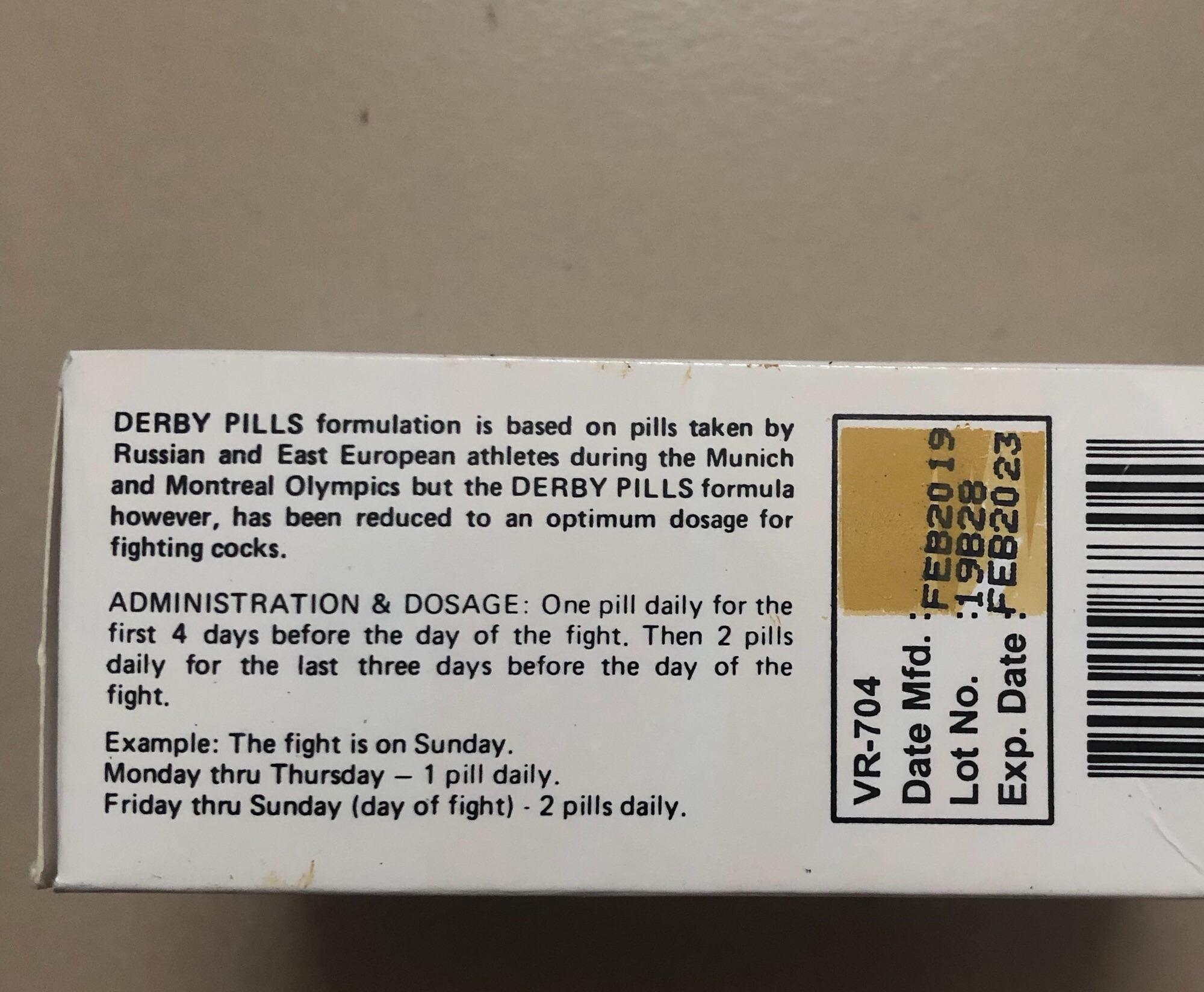[HCM]Thuốc Bổ Gà - Derby Pills - Hộp 100v