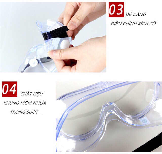 Kính bảo hộ chống hoá chất 3M 334