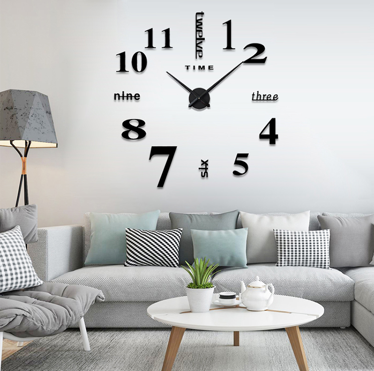 [HCM]Đồng Hồ Treo Tường Độc Đáo đồng Hồ Gian Tường Nhựa Acrylic Thiết Kế Hiện Đại 3D-Đồng Hồ Dán Tường Trang Trí Nội Thất Cho Gia Đình Cho Không Gian Nhà Ở Thêm Sang Trọng-Thiết Kế Thông Minh Kiểu Dáng Châu Âu Siêu Bền Đẹp