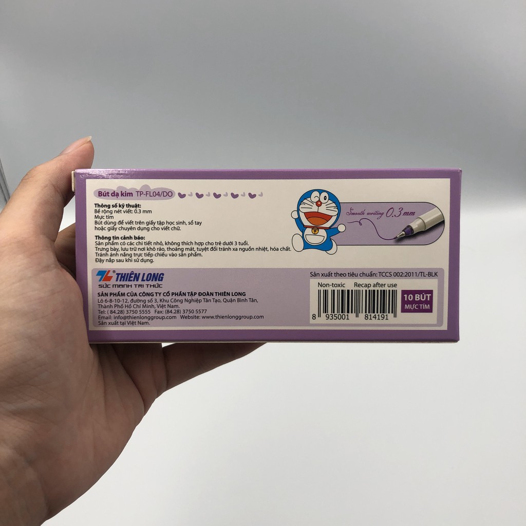 Bút Lông Kim 0.3mm Thiên Long Doraemon TP-FL04/DO