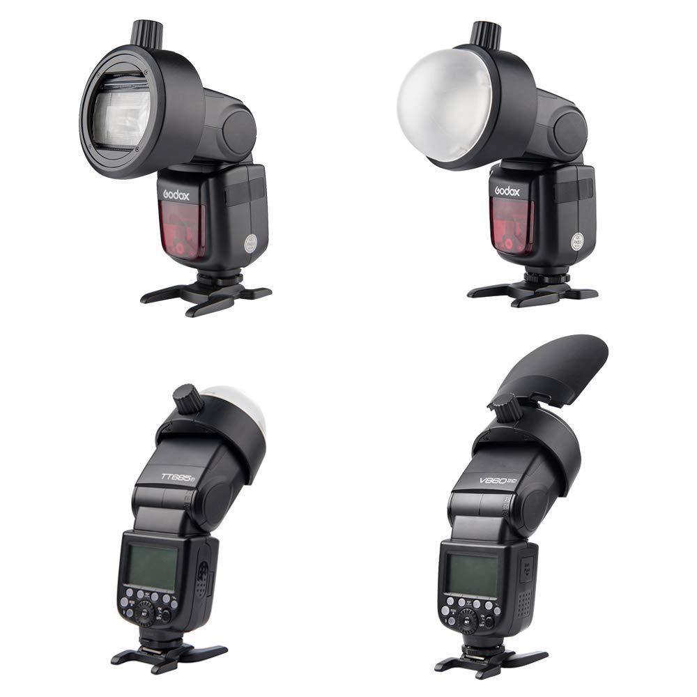 Bộ Tản Sáng Godox AK R1 ( tặng kèm grip nam châm S-R1 )