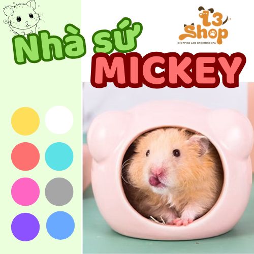 Nhà sứ mickey dành cho mọi loại hamster - T3 PETS SHOP