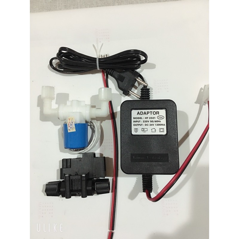 Adapter 24v Van Áp Cao Van Điện Từ  và dây nối