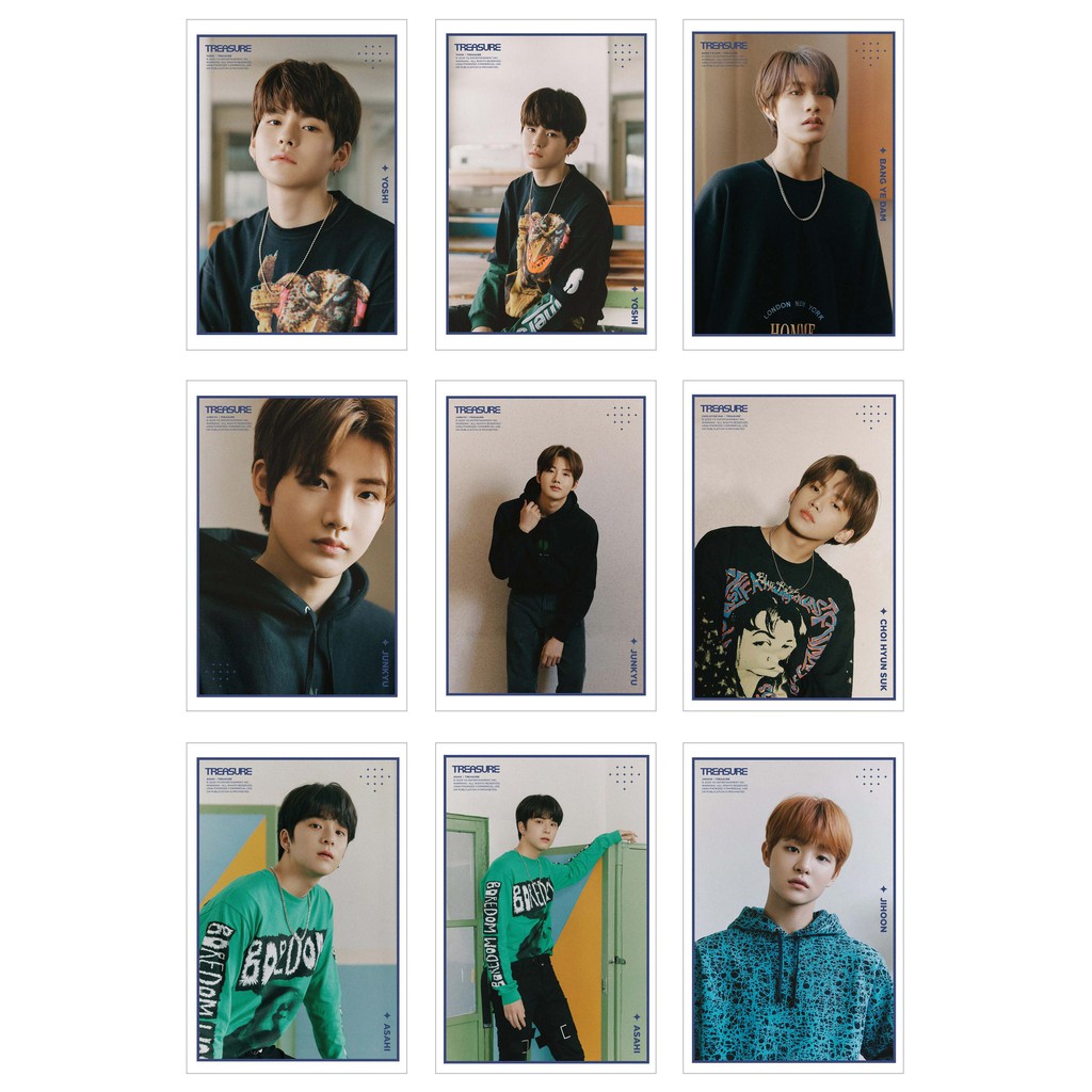 [HCM][Ép Lụa] Lomo Card 36 Ảnh TREASURE - EDITORIAL vol.5+6