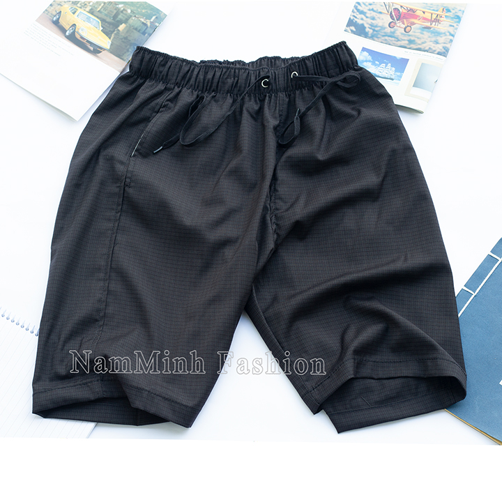 [HCM][Video Thật]Quần Short nam lưng thun cao cấp chất vải mền-mịn- mát lưng thun cao cấp NM-P04